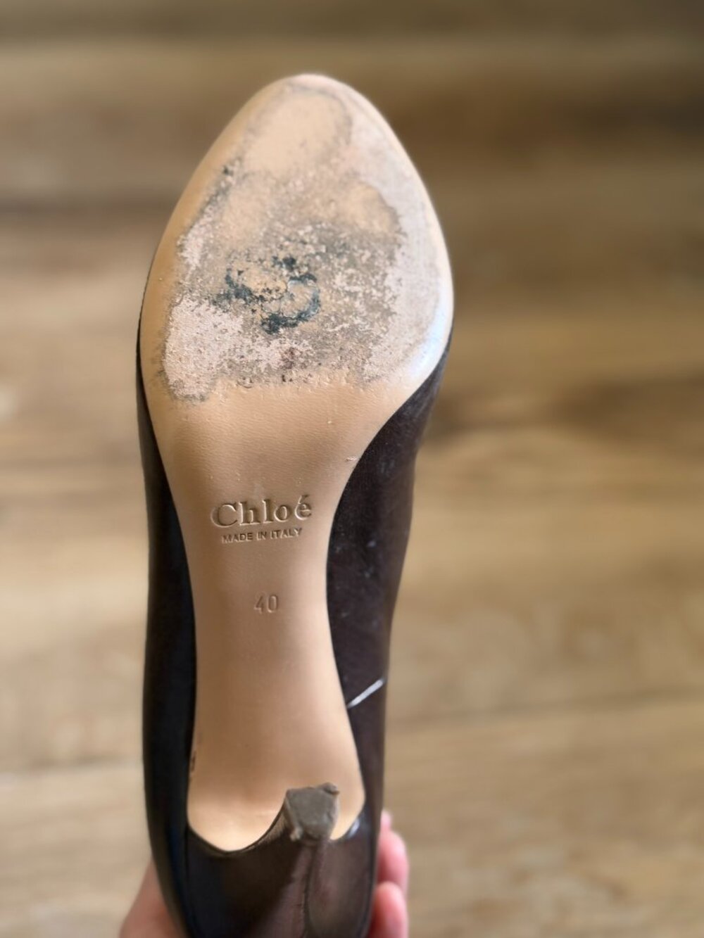 Chloe Ruffle-Back Heels, Size 40 - Picture 10 of 10
